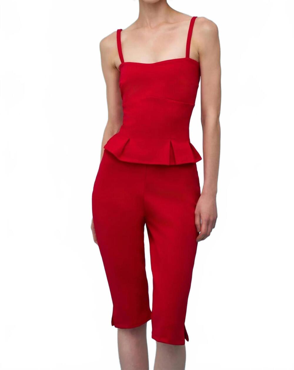 NEW ASTRID alba top in red